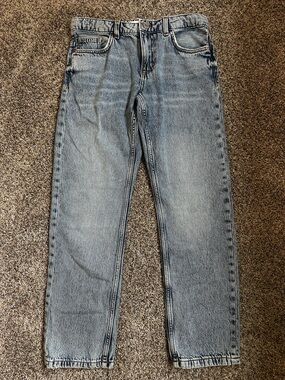 Zara Boys Light Blue Straight Jeans